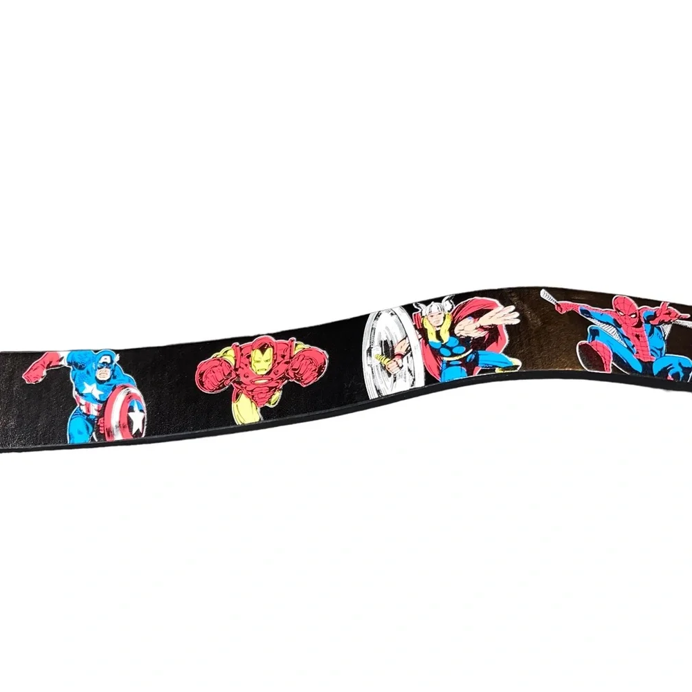 Marvel Kids Child’s/Boys Belt Size Large 28-30 Waist Size Simulated Leather